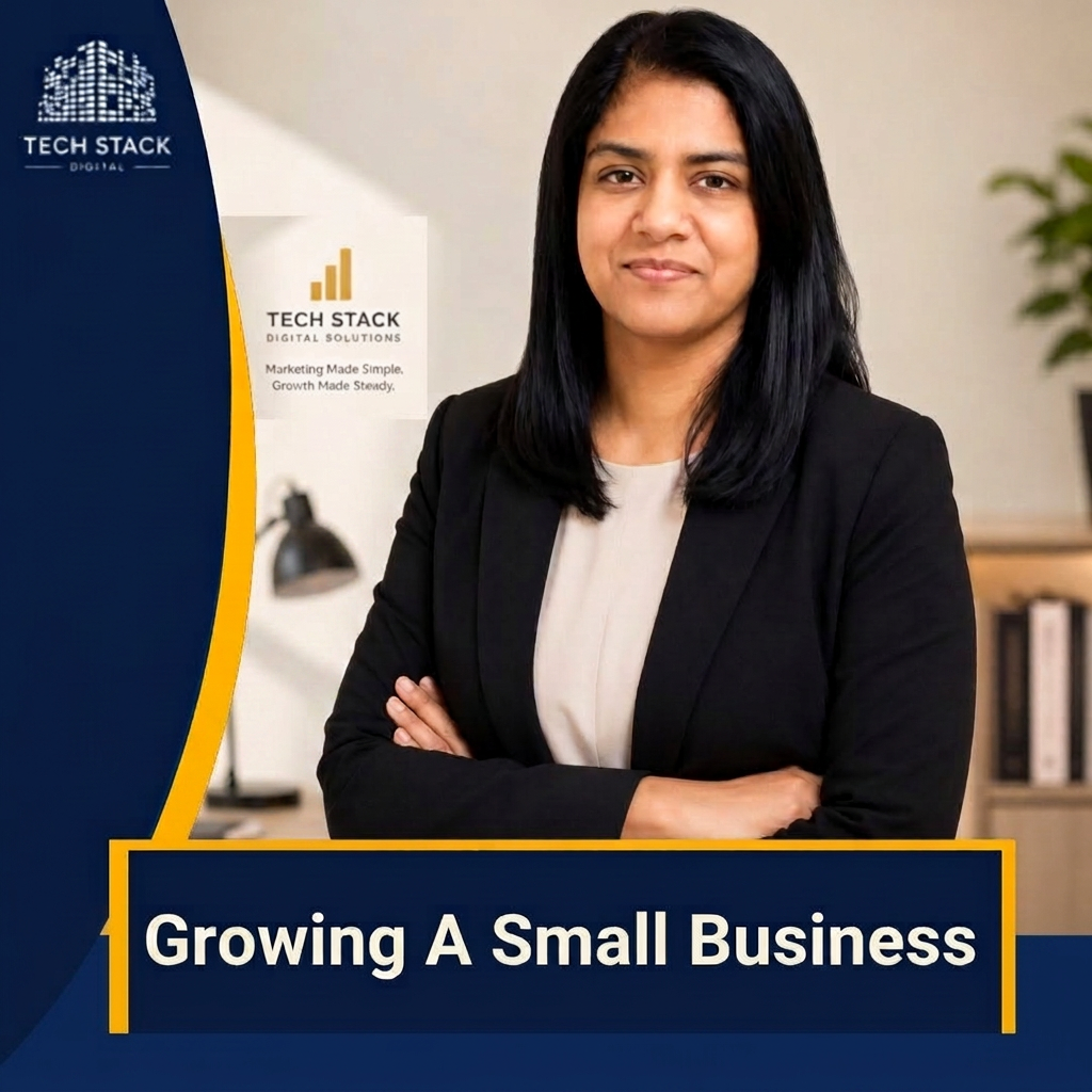 Ramya Prasad, founder of Tech Stack Digital Solutions in West Des Moines, Iowa